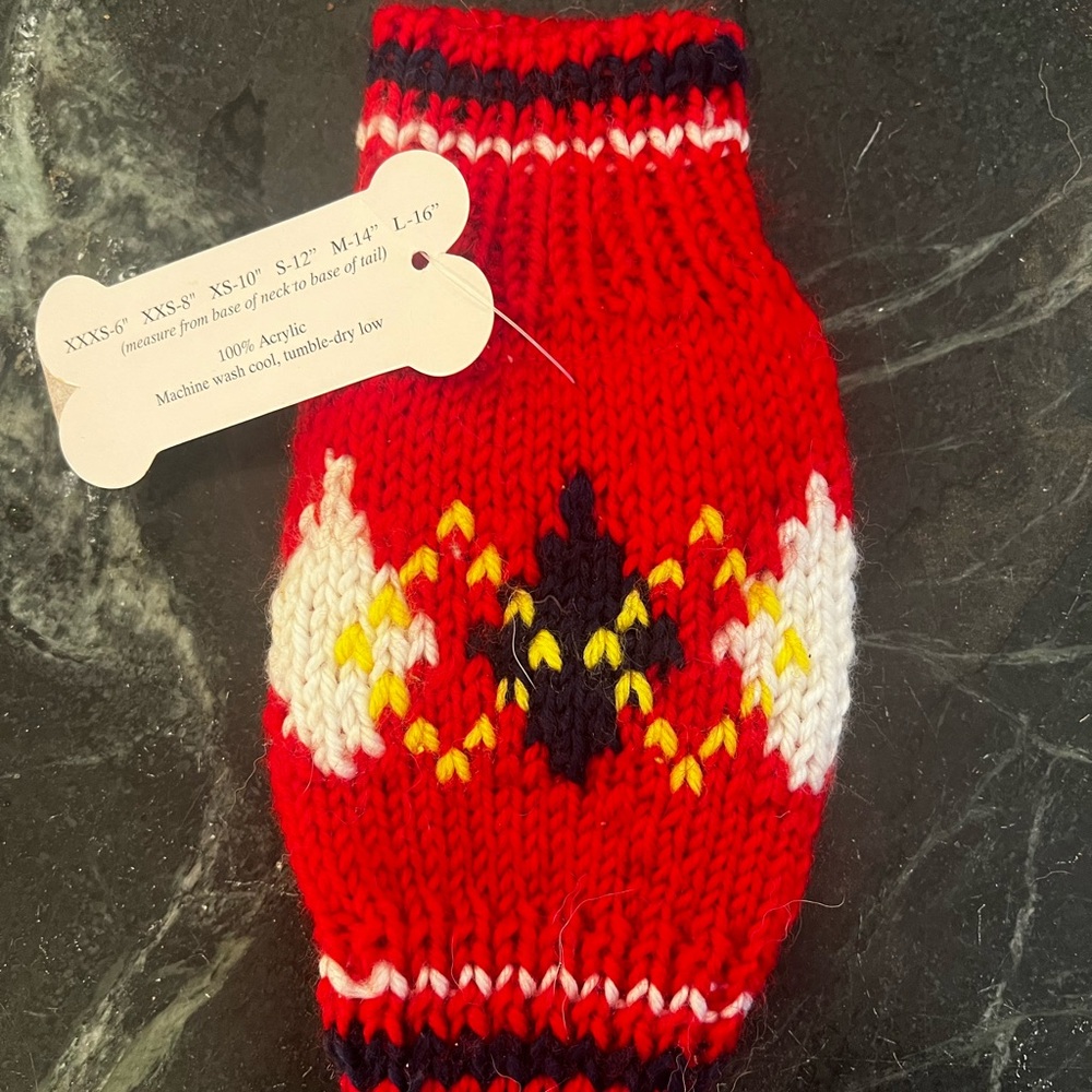 XXS Knit Toy Dog Ferret Sweater NWT